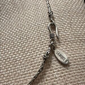 Samuel B. 18” Silver Wheat Necklace